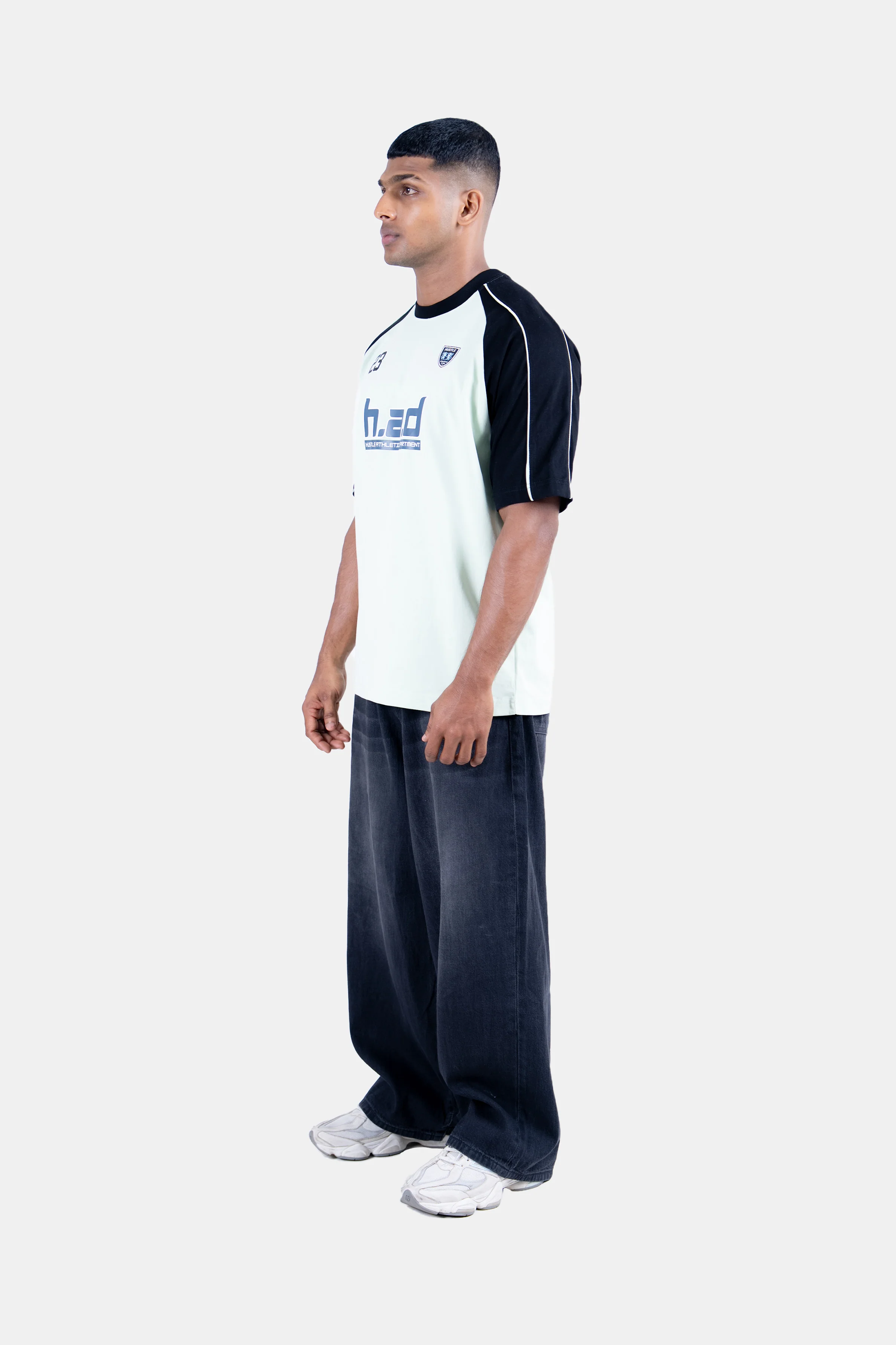 Hustle Men's Crew Neck T-Shirt - Everyday Casual - Image 4